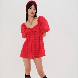 NWT For Love & Lemons Hannah Mini Dress